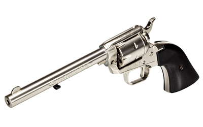 Heritage Arms Rough Rider .22 LR Single-Action Revolver, 6.5 in Nickel, Fixed Sights