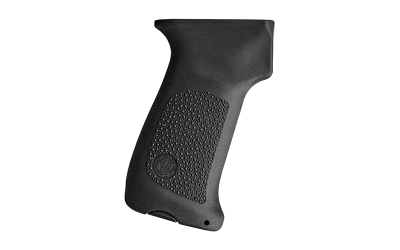 Hogue OverMolded Rubber Grip with Door, Cobblestone Texture, Black for AK-47/AK-74