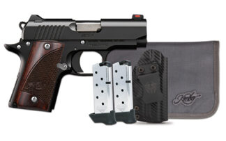 Kimber Micro 9 RTC Single-Action Semi-Auto Pistol 9mm, 3.15 in, 7+1 Rounds, Black/Stainless