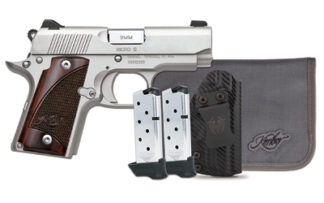 Kimber Micro 9 9mm Stainless 3.15 in Barrel Rosewood Grips Semi-Auto Pistol