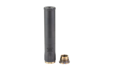 Lantac USA M-SPEC22S 22 LR Direct Thread Suppressor 1/2x28, Black