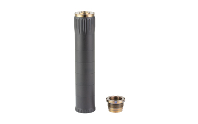 Lantac USA M-SPEC22S 22 LR Direct Thread Suppressor 1/2x28, Black