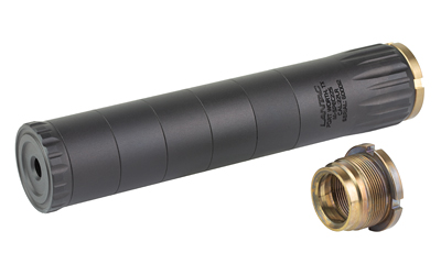 Lantac USA M-SPEC22S 22 LR Direct Thread Suppressor 1/2x28, Black