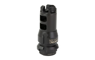 Lantac Dragon 9mm Muzzle Brake for Dead Air Wolfman KEYMO, 2.3 in, Black, 1/2x28