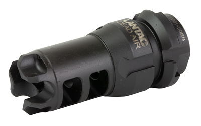 Lantac Dragon 9mm Muzzle Brake for Dead Air Wolfman KEYMO, 2.3 in, Black, 1/2x28