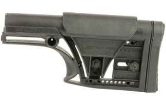 Luth-AR MBA-1 Rifle Buttstock for AR-15/AR-10 Rifle-Length A2 Buffer Tube, Black