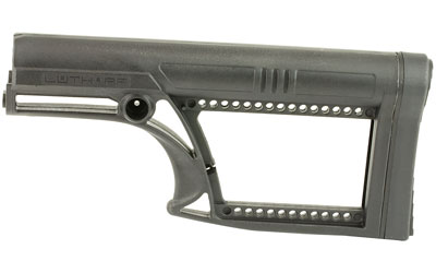 Luth-AR MBA-2 Skullaton Fixed Rifle Stock for AR-15/AR-10 Rifle-Length A2 Buffer Tube, Black