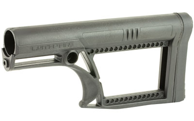 Luth-AR MBA-2 Skullaton Fixed Rifle Stock for AR-15/AR-10 Rifle-Length A2 Buffer Tube, Black