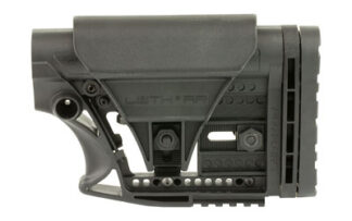 Luth-AR MBA-3 Modular Carbine Stock, Adjustable, Glass-Filled Nylon, Black