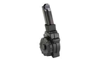 ProMag DRM-A82 9mm 30-Round Drum Magazine for S&W Shield Plus, Black Polymer