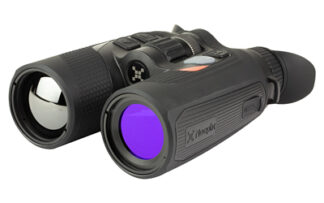 NOCPIX Quest 4x Thermal Binocular W/ 50mm Objective and 1000 Yard Laser Rangefinder, Black