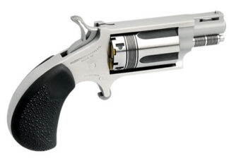 North American Arms Wasp WMR Single-Action Revolver, 1.125 in Stainless Barrel, 5 Rounds