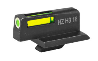 Hi-Viz LiteWave H3 Tritium Fixed Front Sight for Ruger GP100, Green Tritium with White Outline