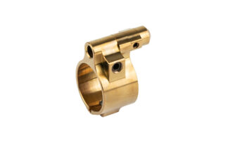 Q LLC Honey Badger Adjustable Gas Block, 0.75 in Diameter Barrel, Stainless Steel