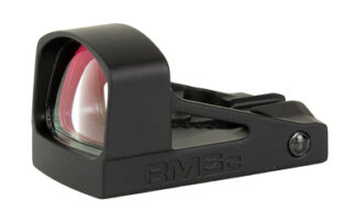 Shield Sights RMSc 1x Reflex Mini Red Dot Sight, 8 MOA, Glass Edition, Matte Black