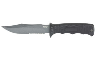 SOG Seal Pup 4.75 in Fixed Blade Knife, AUS-8A SS Blade, Black Glass-Reinforced Nylon Handle
