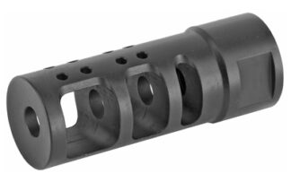Spikes Tactical R2 Muzzle Brake 5.56 NATO, 1/2x28 Threads, Black Nitride 416R Stainless Steel