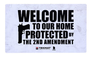 TekMat 2nd Amendment Door Mat 25 in x 42 in, Thermoplastic Fiber Top/Black Rubber Back