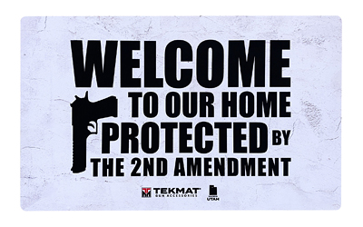 TekMat 2nd Amendment Door Mat 25 in x 42 in, Thermoplastic Fiber Top/Black Rubber Back