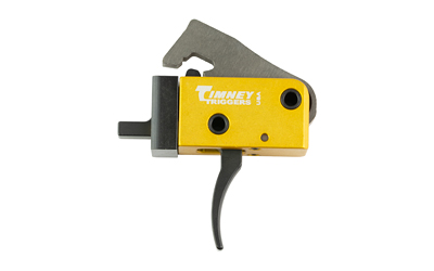 Timney PCC Trigger Drop-In Trigger Single-Stage Curved Shoe, 2.5-3 lb, Black Finish