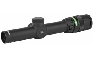 Trijicon AccuPoint 1-4x24 Variable Scope, 30mm Tube, Illuminated Green Triangle Post Reticle