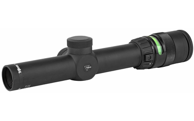 Trijicon AccuPoint 1-4x24 Variable Scope, 30mm Tube, Illuminated Green Triangle Post Reticle