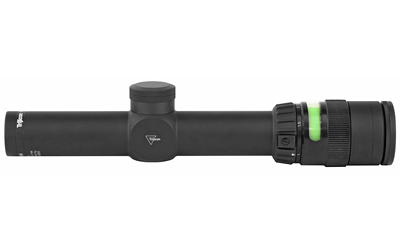 Trijicon AccuPoint 1-4x24 Variable Scope, 30mm Tube, Illuminated Green Triangle Post Reticle