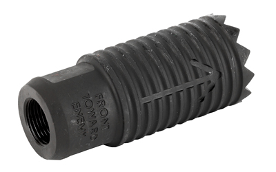 Troy Claymore Muzzle Brake for .223 Rem/5.56 NATO, 1/2x28 Threads, 2.25 in, Black Steel