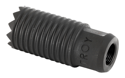 Troy Claymore Muzzle Brake for .223 Rem/5.56 NATO, 1/2x28 Threads, 2.25 in, Black Steel