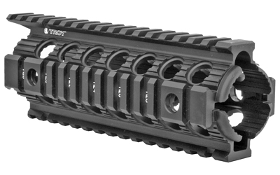 Troy Enhanced Drop-In Quad Rail 7 in Picatinny, Black Anodized