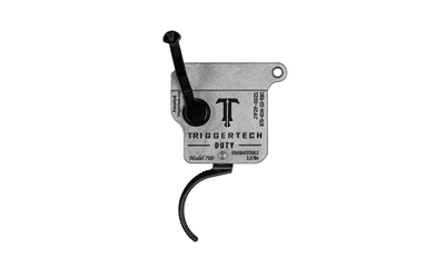TriggerTech Duty Curved Trigger for Remington 700, Black, 3.5 lb Pull