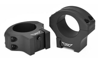 Warne HyperLite 30mm Medium Scope Rings, Matte Black, Dovetail Mount