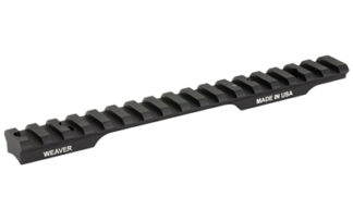 Weaver Multi-Slot Extended Scope Base, 1-Piece Picatinny/Weaver Rings, Matte Black