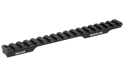 Weaver Multi-Slot Extended Scope Base, 1-Piece Picatinny/Weaver Rings, Matte Black