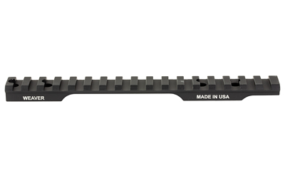 Weaver Multi-Slot Extended Scope Base, 1-Piece Picatinny/Weaver Rings, Matte Black