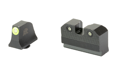 XS Sights R3D 2.0 Night Sights, Suppressor Height, Green Tritium Front