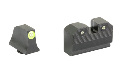 XS Sights R3D 2.0 Night Sights, Suppressor Height, Green Tritium Front