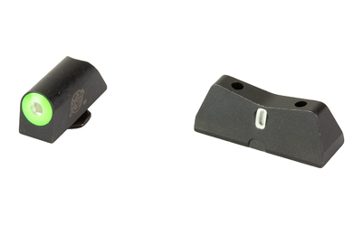 XS Sights DXT2 PRO Big Dot Tritium Night Sights for Glock, Green, Black Nitride