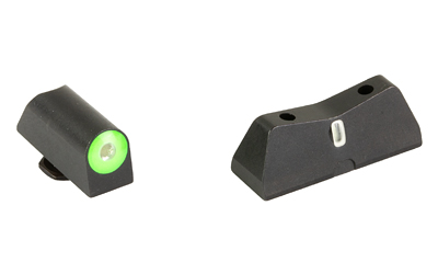 XS Sights DXT2 PRO Big Dot Tritium Night Sights for Glock, Green, Black Nitride