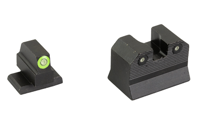 XS Sights R3D 2.0 Tritium Night Sight Set for HK VP9 OR, Suppressor Height, Green