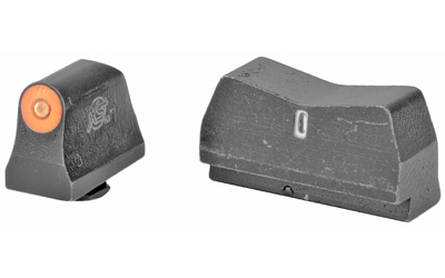 XS Sights DXT2 Big Dot Tritium Night Sights, Suppressor Height, Orange Front/Black Rear