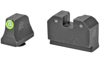 XS Sights R3D Suppressor Height Night Sights, Green Front/Black Rear (Fits Glock Models)