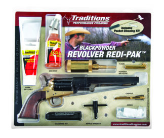 Turner Fabrications Traditions 1851 Navy .44 Cal Revolver 7.375 in Barrel 6rd Brass/Walnut