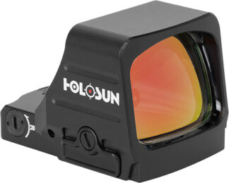 Holosun 507C 1x Holographic Red Dot, 1.1 x 0.87 Objective, CRS Red Reticle, Matte Black