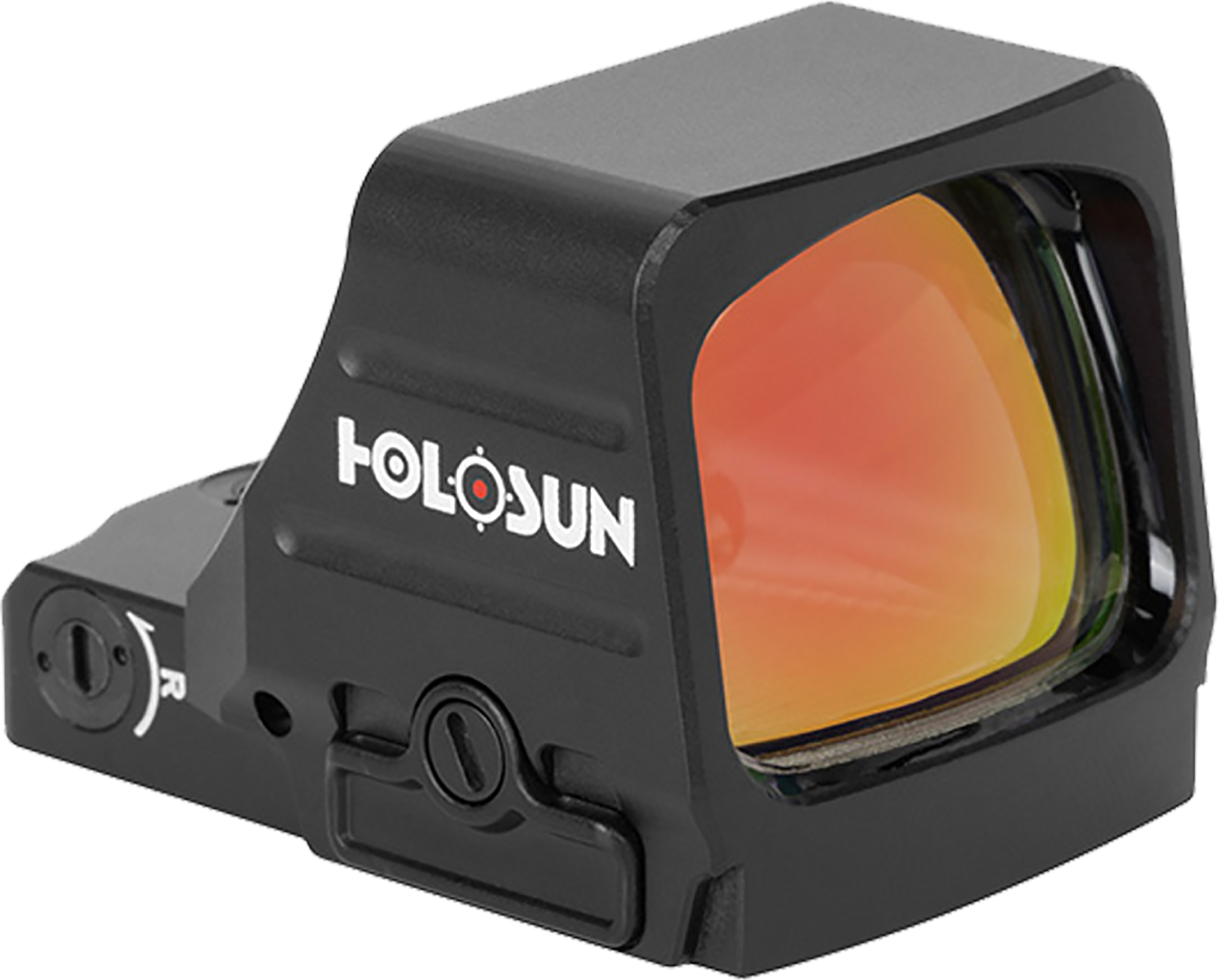 Holosun 507C 1x Holographic Red Dot, 1.1 x 0.87 Objective, CRS Red Reticle, Matte Black