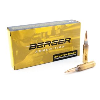 Berger 6mm Creedmoor 109 Grain LRHT Long Range Hybrid Target, 20 Rounds