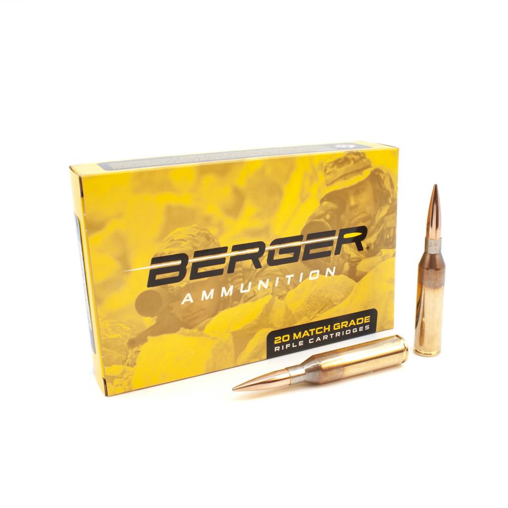 Berger Bullets .300 Norma Magnum 215gr Hybrid OTM Target Match Ammo (20 Rounds)