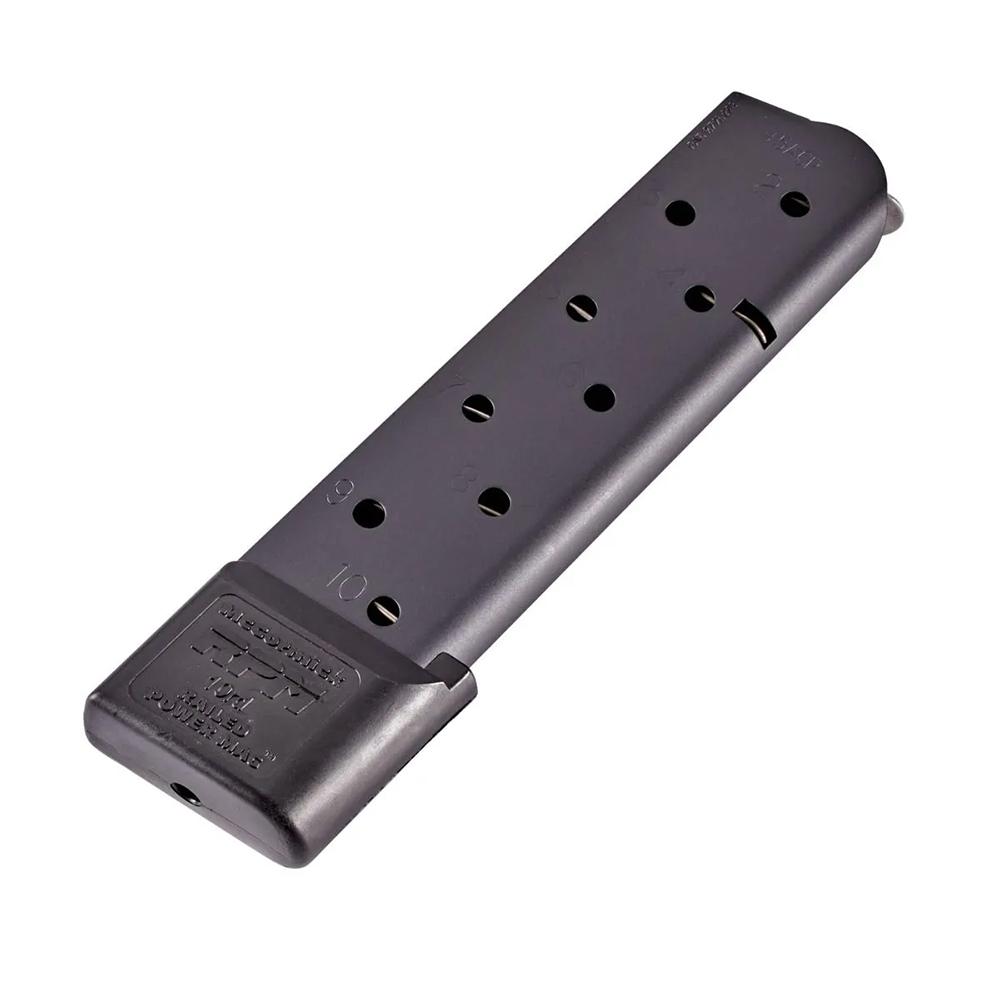 Chip Mccormick Power Mag Railed 1911 Full Size .45 ACP 10 Rounds Black Fluoropolymer