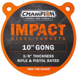 Champion Impact Steel Gong Target 10" Round, 3/8" Steel