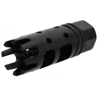 TacFire 6-Slot .308 Muzzle Brake 5/8x24 Black Nitride Steel, 2.5 in Length